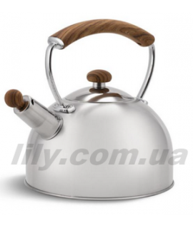 1439 Чайник зі свистком металевий 2,5л (Edenberg)