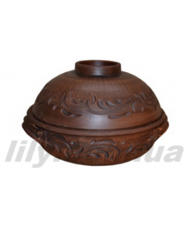 31321 Пловниця з ручками 2,5л червона глина