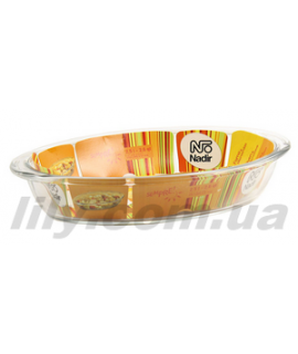 6514 Форма скляна жароміцна овальна 2,5л
