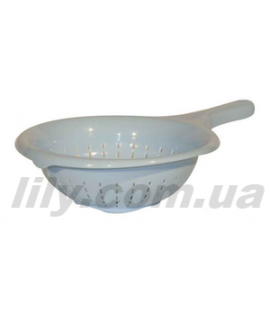 122-74 Друшлак з ручкою кремовий