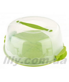 1305-26 Тортівниця з кришкою пластикова 26см